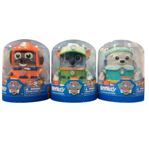 Booksy Tiny Book Collectibles Paw Patrol Set of 3 Zuma Everest Rocky Sealed - Picture 2 of 9